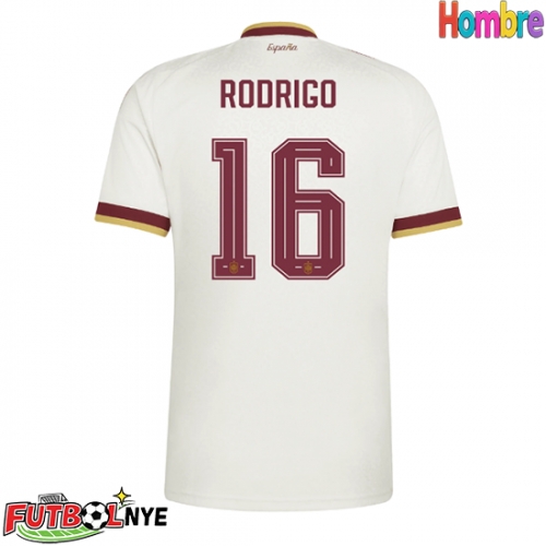 Camiseta España Rodri Hernandez #16 Visitante Equipación Mundial 2026 manga corta